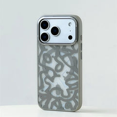 Frosted Graffiti MagSafe Case For iPhone
