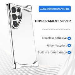 Titanium Alloy Metal Corner Bumper Case  For Samsung Galaxy | Frameless Aromatherapy Shockproof Phone Cover