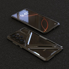 Metal Armor Frame Aluminum Alloy Back Cover for Samsung