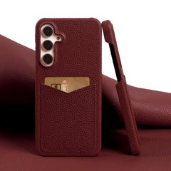 Premium Leather Case for Samsung Galaxy | Card Slot Wallet Protective Cover