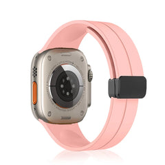 Unisex Magnetic Buckle Silicone Sport Band for Apple Watch