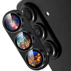 Metal Tempered Glass for Camera Lens Protector For Samsung Galaxy