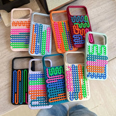 Cylindrical Labyrinth Decompression Puzzle Phone Case For iPhone | Jigsaw Puzzle Silicone Case