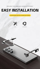 Titanium Alloy Metal Corner Bumper Case  For Samsung Galaxy | Frameless Aromatherapy Shockproof Phone Cover