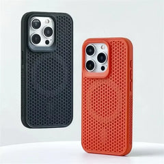 Breathable Mesh Cooling Case for iPhone | Magnetic MagSafe Compatible Slim Back Cover