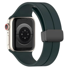 Unisex Magnetic Buckle Silicone Sport Band for Apple Watch