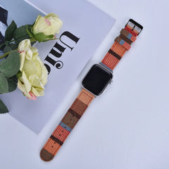 The Artisan Weave Collection: Printed Fabric Apple Watch Straps
