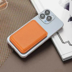 Strong Magnetic Leather Wallet With Hide Stand Case for iPhone | MagSafe Wallet