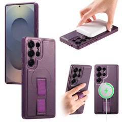 Magnetic Wrist Strap Phone Case for Samsung Galaxy