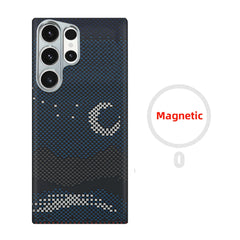 Aramid Kevlar Carbon Fiber Case for Samsung Galaxy | Ultra-Thin Magnetic Cover | Matching Ring Grip Bundle