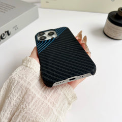 Ultra Thin Matte Hard Carbon Fiber Texture Cover For iPhone