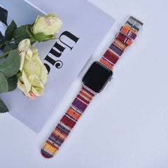 The Artisan Weave Collection: Printed Fabric Apple Watch Straps