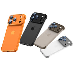 Frameless Bumper Case with Integrated Camera Lens Protector | Minimalist Corner Guard For iPhone