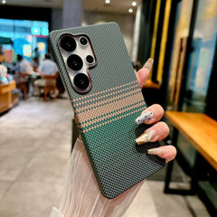 Slim Kevlar Carbon Fiber Magnetic Phone Case For Samsung