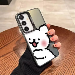 Funny Cartoon Dog Couple Phone Case For Samsung Galaxy