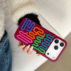 Cylindrical Labyrinth Decompression Puzzle Phone Case For iPhone | Jigsaw Puzzle Silicone Case