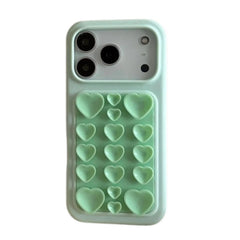 Cute 3D Heart Suction Cup Silicone Case for iPhone