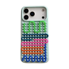 Cylindrical Labyrinth Decompression Puzzle Phone Case For iPhone | Jigsaw Puzzle Silicone Case