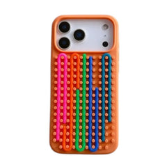 Cylindrical Labyrinth Decompression Puzzle Phone Case For iPhone | Jigsaw Puzzle Silicone Case