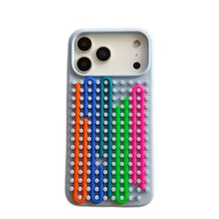 Cylindrical Labyrinth Decompression Puzzle Phone Case For iPhone | Jigsaw Puzzle Silicone Case