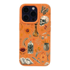 Artistic Skull Print Phone Case For iPhone