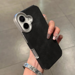 Jeans Fabric Soft Plating Phone Case for iPhone