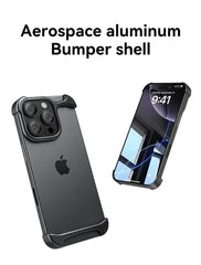 Minimalist Aluminum Metal Bumper Case for iPhone