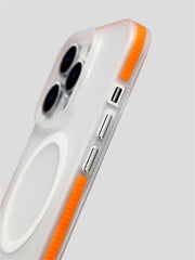 Transparent Matte Armor Shockproof Cover iPhone | Magsafe Wireless Charger Case