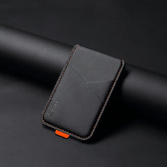 Leather Magnetic Card Holder For iPhone | MagSafe Wallet