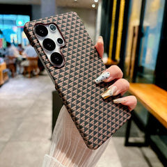 Slim Kevlar Carbon Fiber Magnetic Phone Case For Samsung