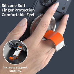 Strong Magnetic Finger Ring Stand for Phone | 360 Degree Rotation Magnet