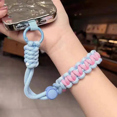 Universal Woven Phone Wrist Strap | Heavy-Duty Paracord Hand Lanyard with Secure Case Insert Tab