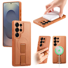 Magnetic Wrist Strap Phone Case for Samsung Galaxy