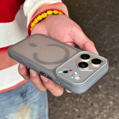 Shockproof Hybrid Bumper Clear Case for iPhone | MagSafe Armor Cooling Cover