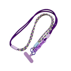 Universal Multi-Functional Phone Lanyard Strap | Adjustable Sport Braided Neck Rope &amp; Crossbody Shoulder Sling with Secure Anti-Loss Case Tab
