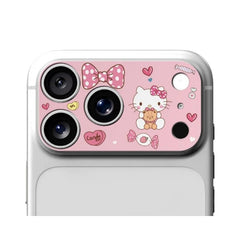 Cute Acrylic Lens Film with Tempered Glass Camera Lens Protectors for iPhone