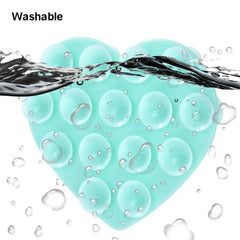 Heart-Shaped Silicone Suction Pad