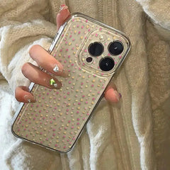 Floral Pattern Protective Cover for iPhone | Transparent Soft Cover