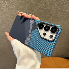 Colorful Kevlar Carbon Fiber Magnetic Phone Case For Samsung