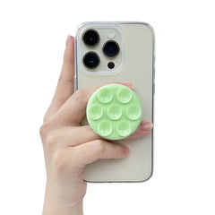 Round Silicone Suction Pad for Phone | Sticky Finger Grip Stand