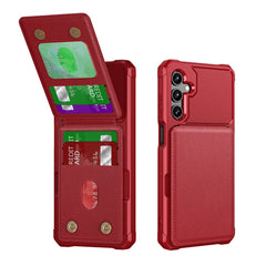 Leather Phone Case For Samsung Galaxy | Wallet Case with Card Holder Slot Phone Cover
