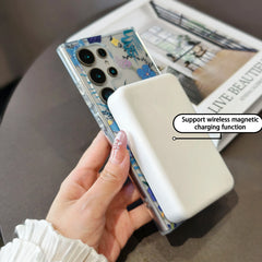 Multicolor Flower Case for Samsung Galaxy | Transparent Cover