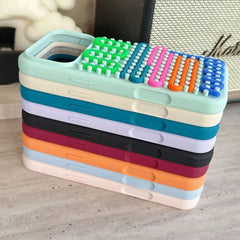 Cylindrical Labyrinth Decompression Puzzle Phone Case For iPhone | Jigsaw Puzzle Silicone Case
