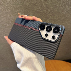 Colorful Kevlar Carbon Fiber Magnetic Phone Case For Samsung