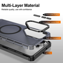 Matte Translucent MagSafe Case for Samsung Galaxy