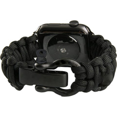 Rugged Paracord Sport Strap for Apple Watch  | Heavy-Duty Survival Nylon Bracelet Band