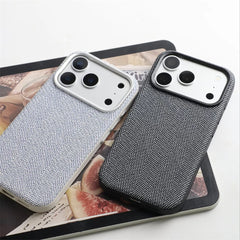 Linen Fiber Texture MagSafe Phone Case for iPhone
