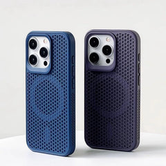 Breathable Mesh Cooling Case for iPhone | Magnetic MagSafe Compatible Slim Back Cover