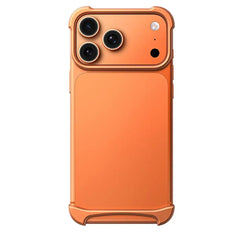 Minimalist Aluminum Metal Corner Bumper Case | Borderless Shockproof Lens Protector Cover For iPhone