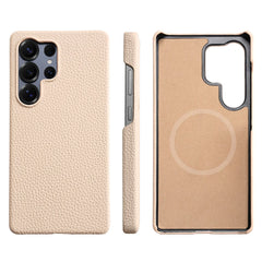 Cowhide Leather Magnetic Case for Samsung Galaxy